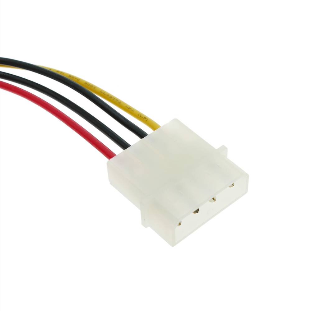 Cable de alimentación SATA de 15P hembra a Molex 4P macho de 100 cm