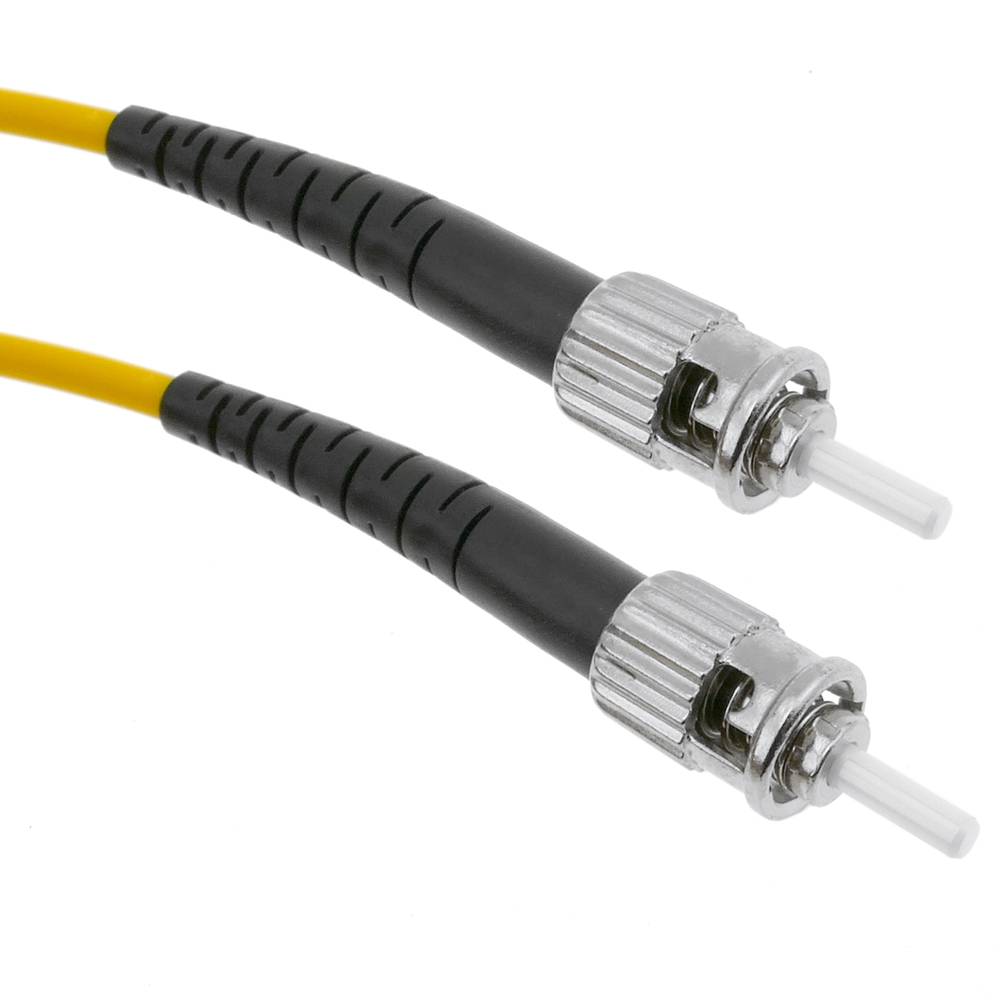 Cable de fibra óptica ST a ST monomodo simplex 9/125 de 15 m OS2