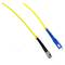 Fibra óptica monomodo SC simplex ST 9/125 de 15 m OS2