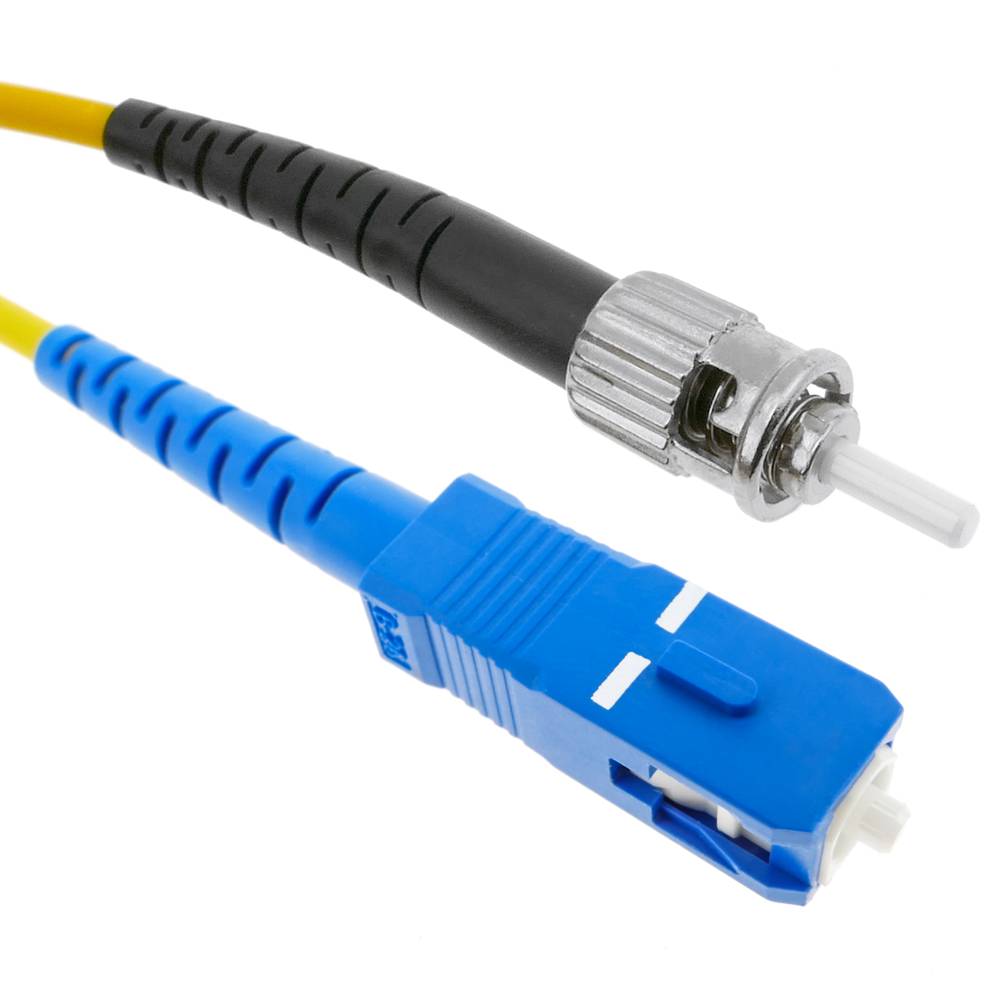 Cable de fibra óptica ST a SC monomodo simplex 9/125 de 20 m OS2