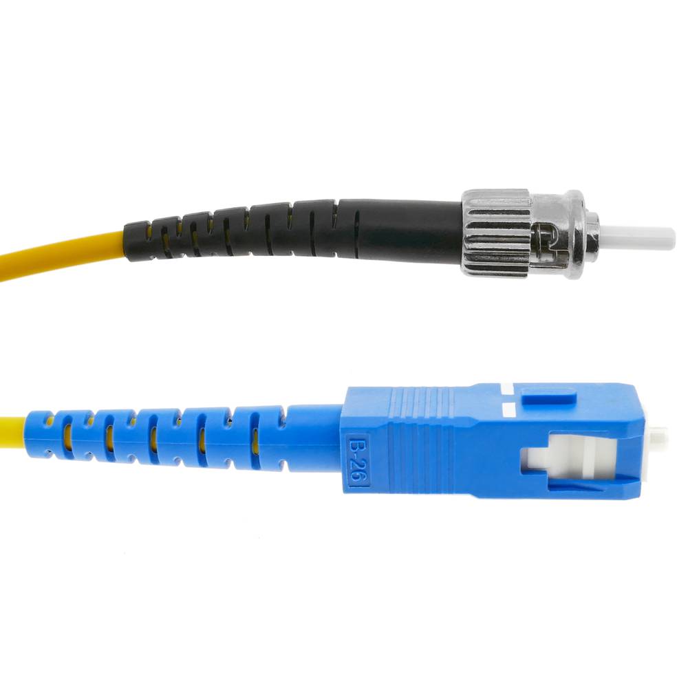 Cable de fibra óptica ST a SC monomodo simplex 9/125 de 20 m OS2