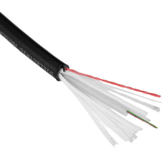 Bobina de fibra òptica 9/125 monomode 4 fibres exterior de 100 m OS2