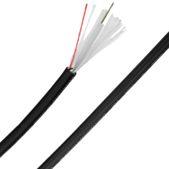 Bobina de fibra òptica 9/125 monomode 4 fibres exterior de 100 m OS2