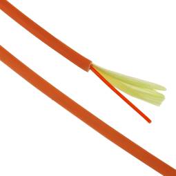 Bobina de fibra óptica 62.5/125 multimodo 3.0 mm simplex de 500 m OM1