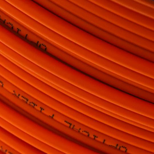 Optical fiber coil 3.0 mm duplex 50/125 multimode 100 m OM2