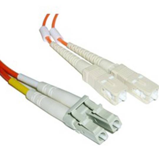Cavo in fibra ottica LC duplex SC multimodale 62.5/125 25 m