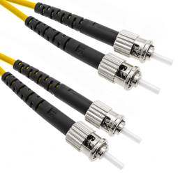 Cable de fibra òptica ST/PC a ST/PC monomode duplex 9/125 de 100m OS2