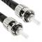 Glasvezelkabel ST / PC naar ST / PC single mode duplex 9/125 van 100m OS2