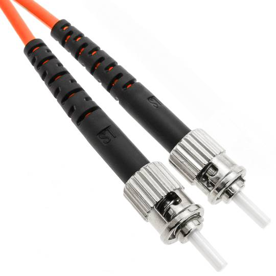 Fiber Optic Cable ST/PC ST/PC multimode duplex 50/125 50m OM2 - Cablematic