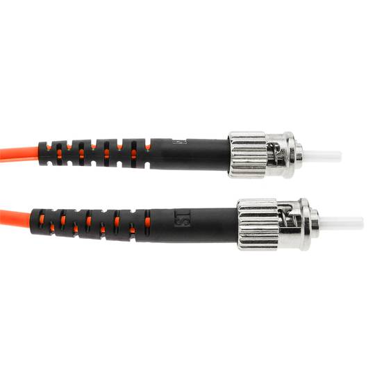 Kabel światłowodowy wielomodowy dupleks ST / PC do ST / PC 50/125 o długości 100 m OM2