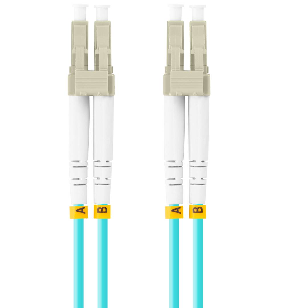 Kabel światłowodowy Lanberg LC/UPC na LC/UPC MM Duplex OM3 1m