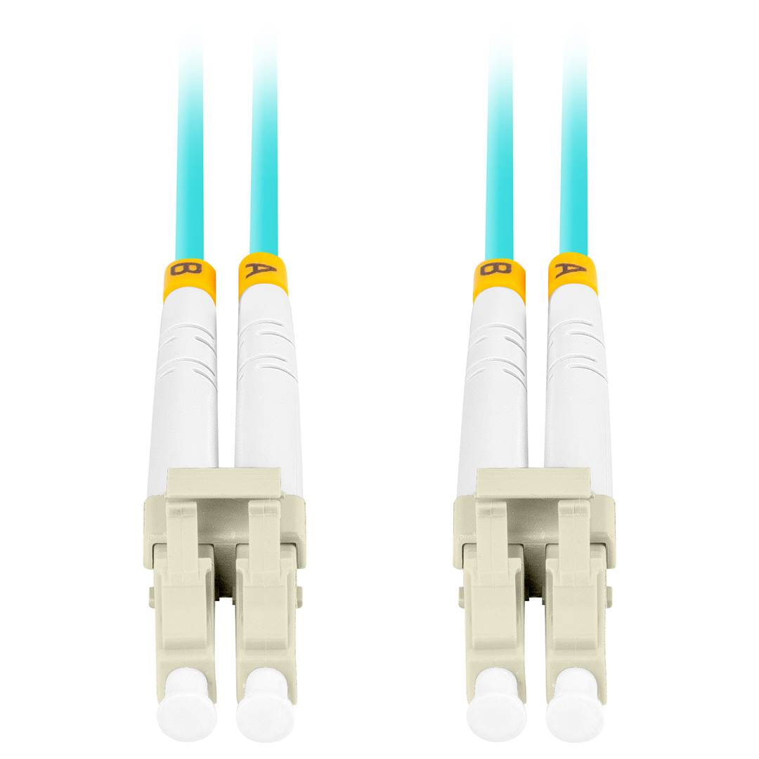 Glasfaserkabel Lanberg LC/UPC auf LC/UPC MM Duplex OM3 2m