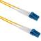 Cable de fibra òptica G652.D amb connectors LC/UPC a LC/UPC monomode dúplex 9/125 de 0,5 m OS2