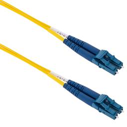 Câble fibre optique G657A1 avec connecteurs LC/UPC vers LC/UPC monomode duplex 9/125 1 m OS2