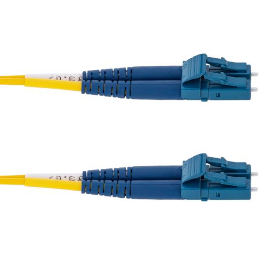 Cabo de fibra óptica G657A1 com conectores LC/UPC para LC/UPC duplex monomodo 9/125 1m OS2