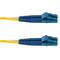 Cavo in fibra ottica G657A1 con connettori duplex 9/125 monomodali da LC/UPC a LC/UPC 2 m OS2