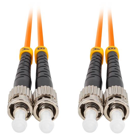 Lanberg ST/UPC auf ST/UPC Duplex-Glasfaserkabel 15 Meter orange FO-STST-MD21-0150-OG