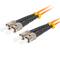 Lanberg ST/UPC auf ST/UPC Duplex-Glasfaserkabel 1 Meter orange Farbe FO-STST-MD21-0010-OG