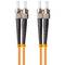 Lanberg ST/UPC auf ST/UPC Duplex-Glasfaserkabel 1 Meter orange Farbe FO-STST-MD21-0010-OG