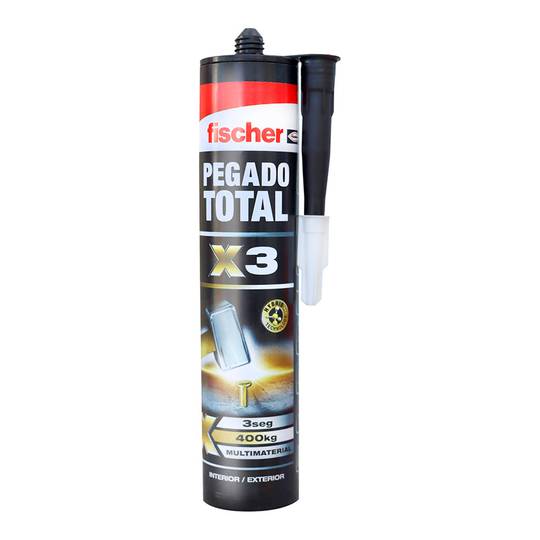 Total glued adhesive x3 290ml Fischer 560778