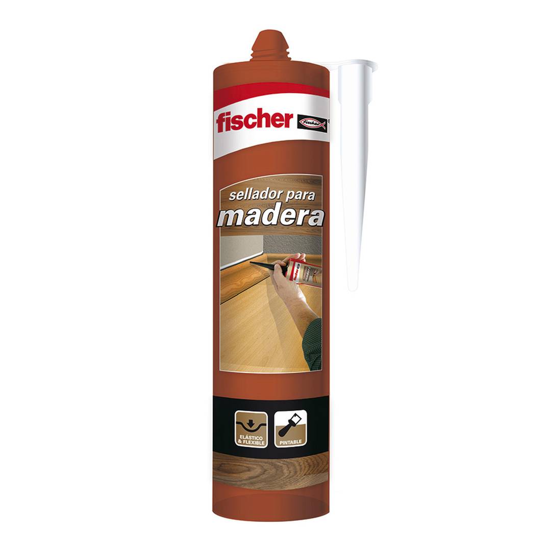 Sellador de madera sapelly 310ml Fischer 98697