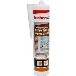 Silicona neutra translúcida de 300ml Fischer 505445
