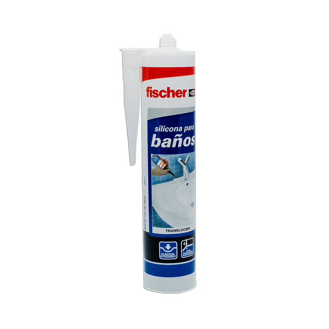 Transparent bath silicone 300 ml Fischer 20819