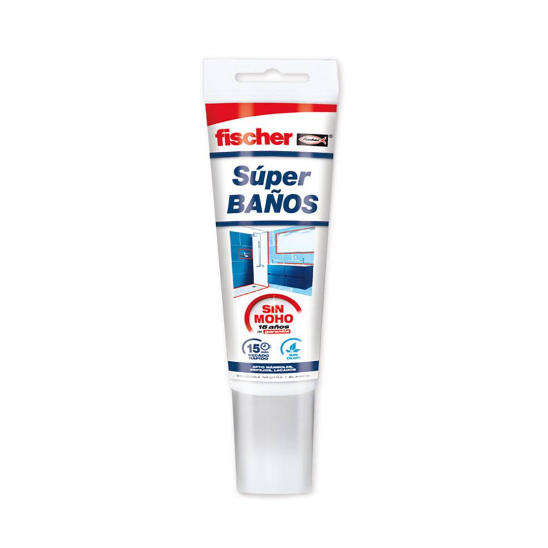 Supersilikon für transparente Bäder 100ml Fischer 563517