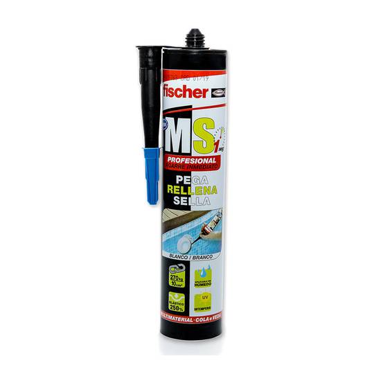Segellant adhesiu blanc MS de 290 ml Fischer 519364