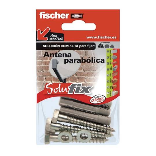 Kit de fixação para antena parabólica Solufix Fischer 502683
