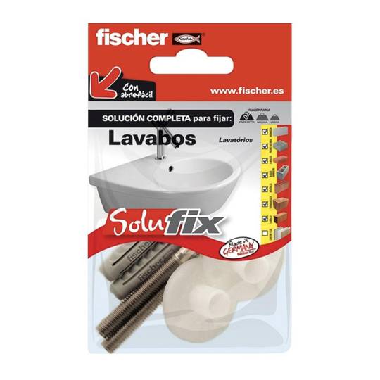 Fixing kit for Solufix Fischer 502695 basins