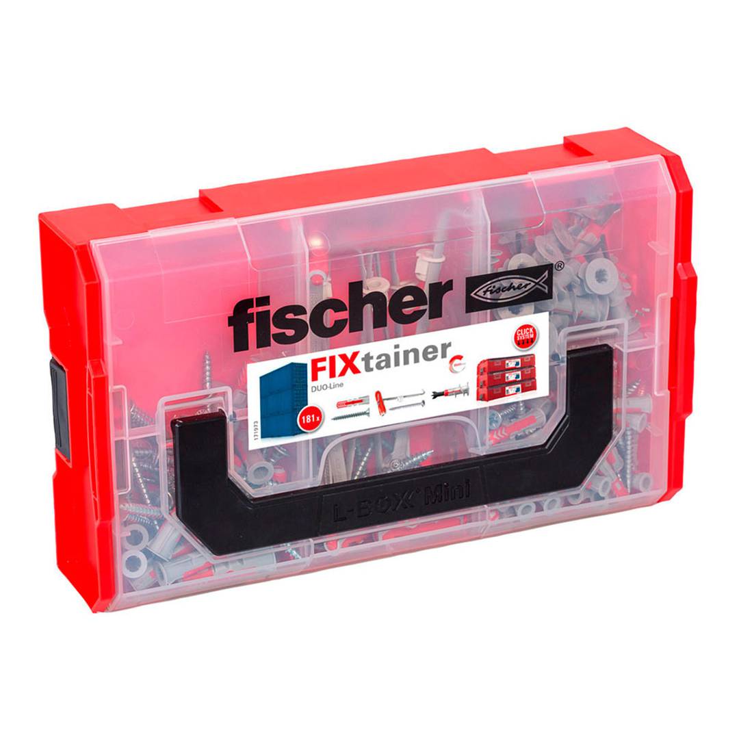 Walizka Fixtainer z 181 jednostkami duopower 6/8, DB, DT10 Fischer 548864