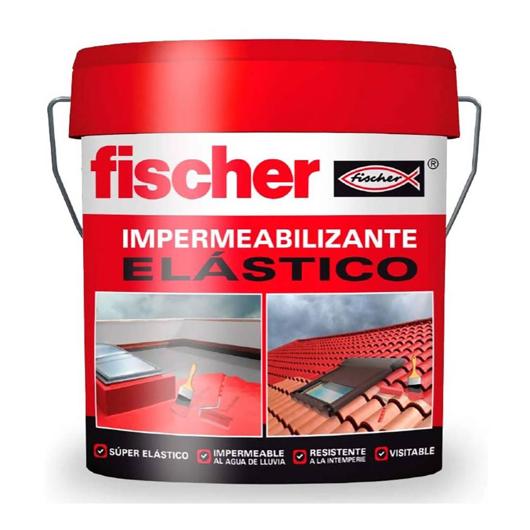 Impermeabilizzante elastico 15 litri grigio Fischer 547155
