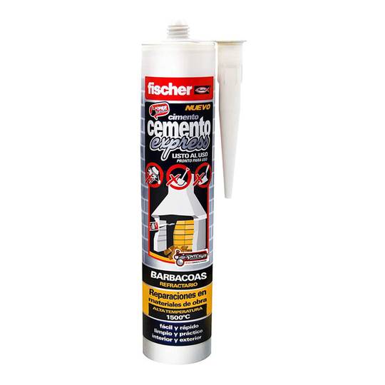 Express-Zement für Grills 300 ml grau Fischer 514853