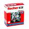 Pacote de 25 unidades DuoBlade S plugue com parafuso Fischer 545676