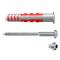 Pack of 25 units stainless steel waterproofing plug with DuoSeal screw 8x48mm A2 Fischer 557728