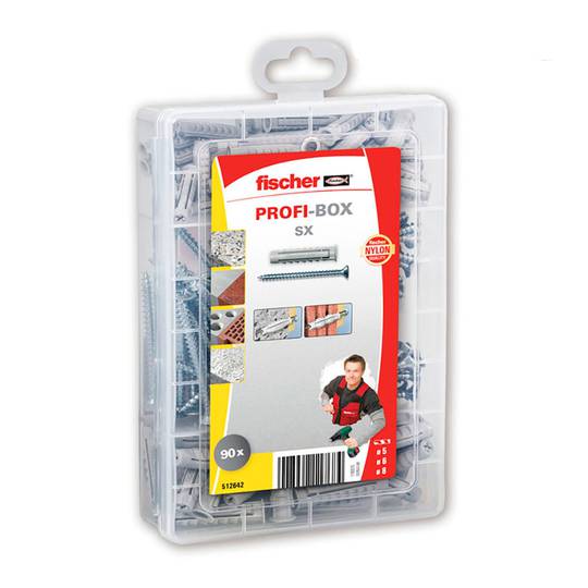 Pack of 90 units DuoPower plug with Fischer 512642 screws