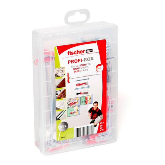 Pak van 91 stuks DuoLine plug met Fischer 548861 schroeven