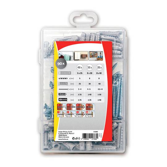 Packung mit 100 Einheiten DuoPower-Stecker 5x25mm Fischer 555005