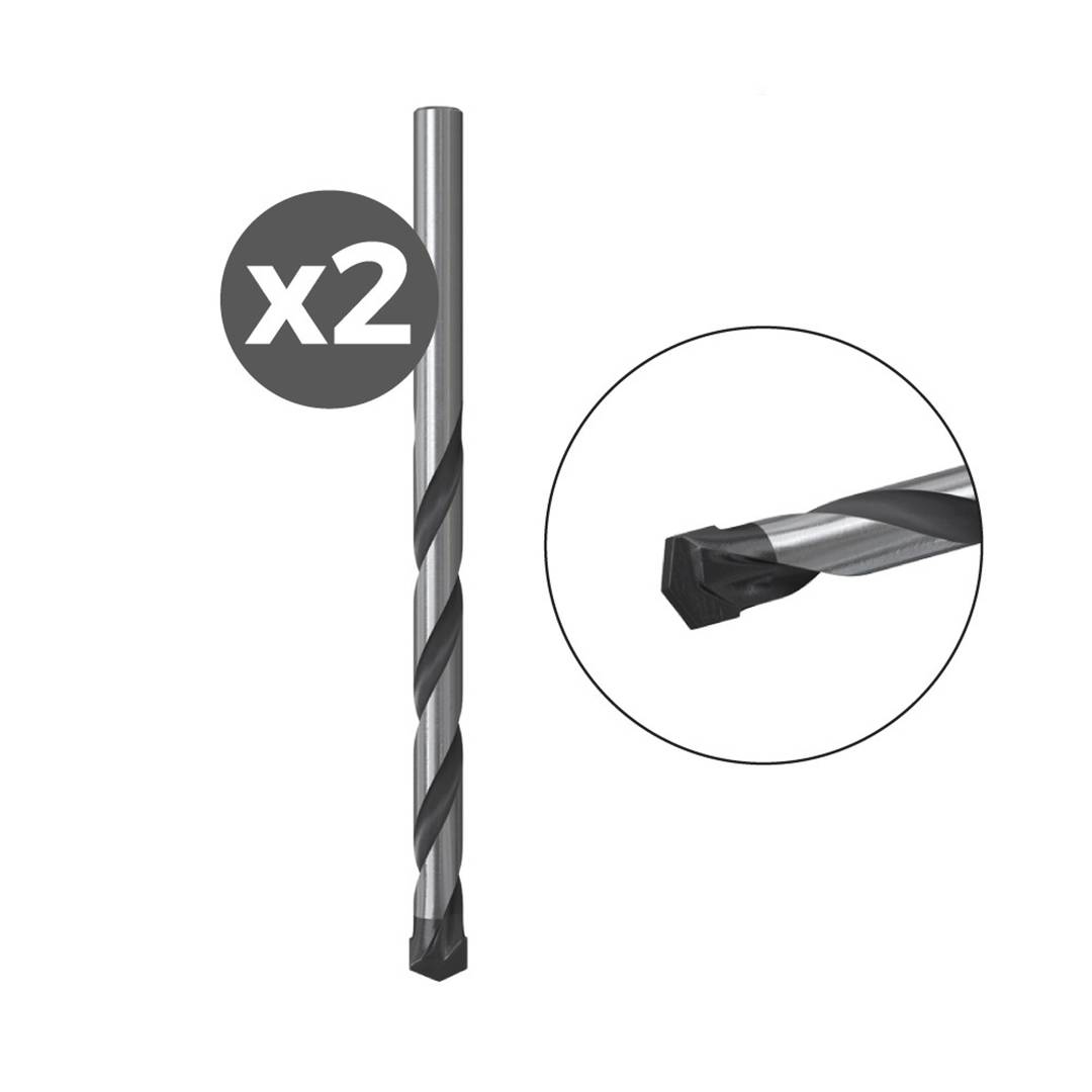 Packung mit 2 Stück Bohrer für Wand 3x60/2K Fischer 530575