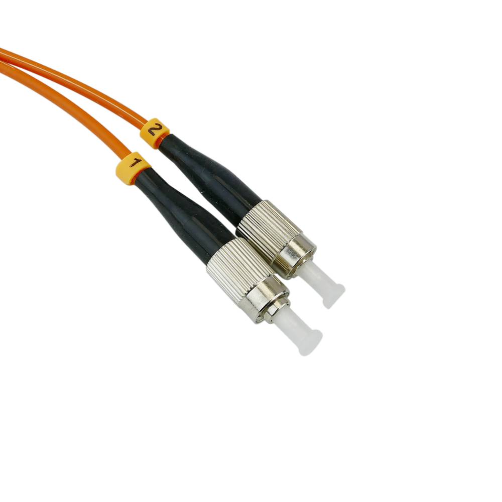 Cable de fibra óptica FC a ST multimodo duplex 62.5/125 de 1 m