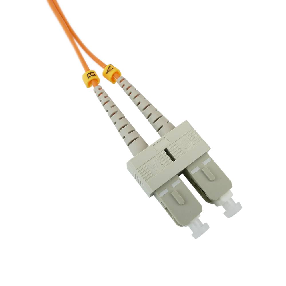 Kabel światłowodowy FC do SC wielomodowy dupleks 62,5 / 125 o długości 3 m