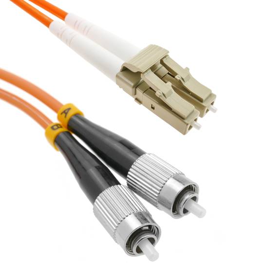 Glasvezelkabel FC naar LC Multimode Duplex 62,5 / 125 3 m