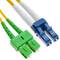 Cable fibre optique LC/PC SC/APC duplex monomode 9/125 de 15 m OS2
