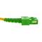 Cable fibre optique LC/PC SC/APC duplex monomode 9/125 de 15 m OS2