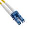 Cavo in fibra ottica LC/PC a SC/APC duplex monomodale 9/125 del 25 m OS2