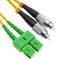 Glasvezelkabel FC / PC naar SC / APC single mode duplex 9/125 van 2 m OS2