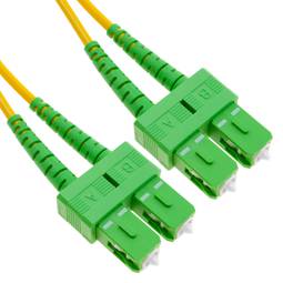 Fiber Optic Cable SC/APC auf SC/APC-Duplex Singlemode 9/125 von 25 m OS2