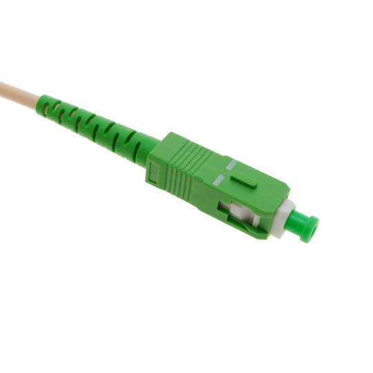 Kabel światłowodowy SC / APC do SC / APC jednomodowy pojedynczy G657A2 9/125 50 cm OS2