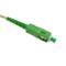 Kabel światłowodowy SC / APC do SC / APC jednomodowy pojedynczy G657A2 9/125 50 cm OS2